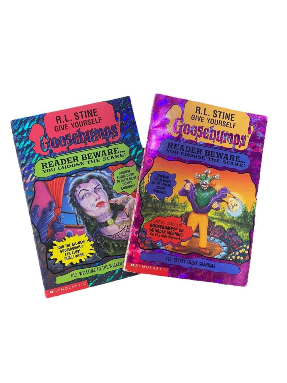 Give Yourself Goosebumps #12 Welcome To The Wax Museum #16 Secret Agent Grandma